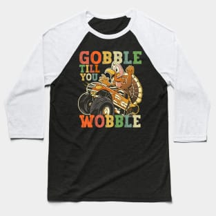 Funny ThanksGiving Turkey Baseball T-Shirt